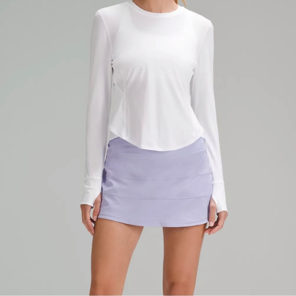 Lululeemon Pace Rival Mid-Rise Skirt  Lilac Smoke